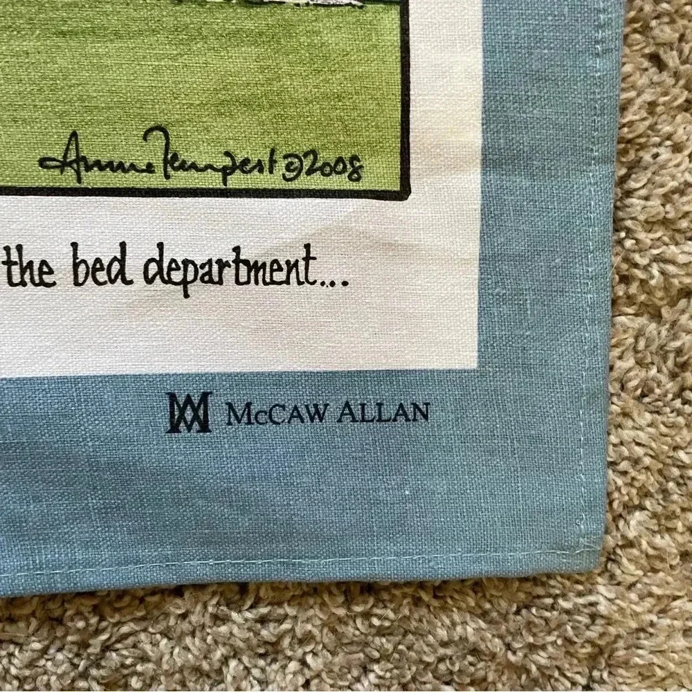 McCaw‎ Allan “The Perfect Marriage” Tea Towel Funny Novelty Gag Gift 28”x18.5”